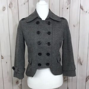 Robert Rodríguez Short Double Breasted Jacket Grey